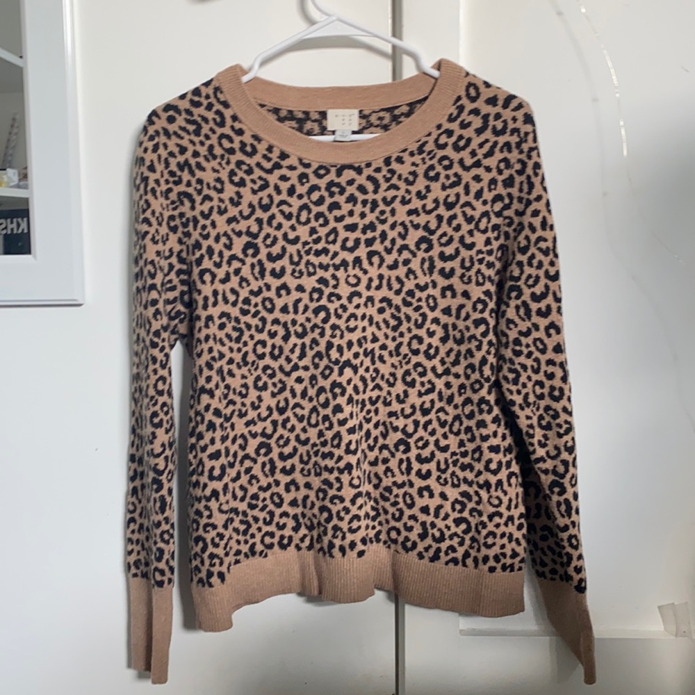 Cheetah Print Sweater